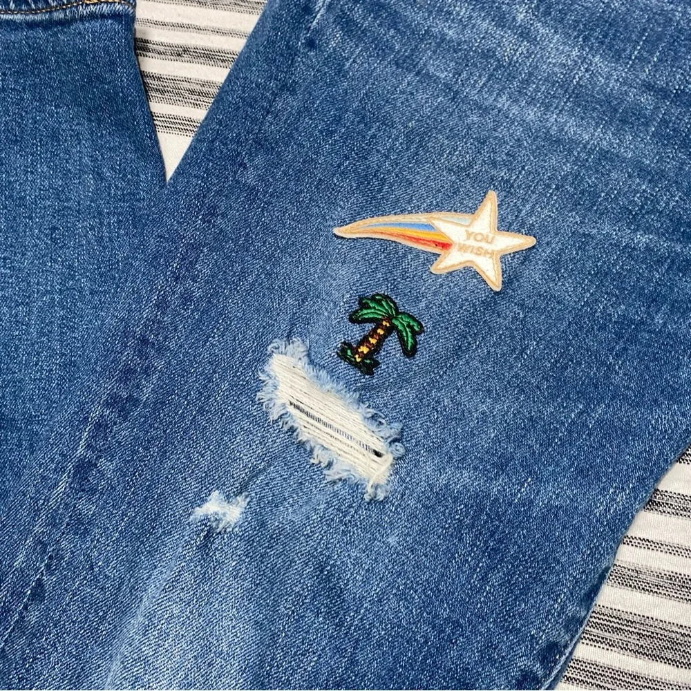 Levi’s Montana Sky Riders‎ Patches Skinny Jeans Size 29
